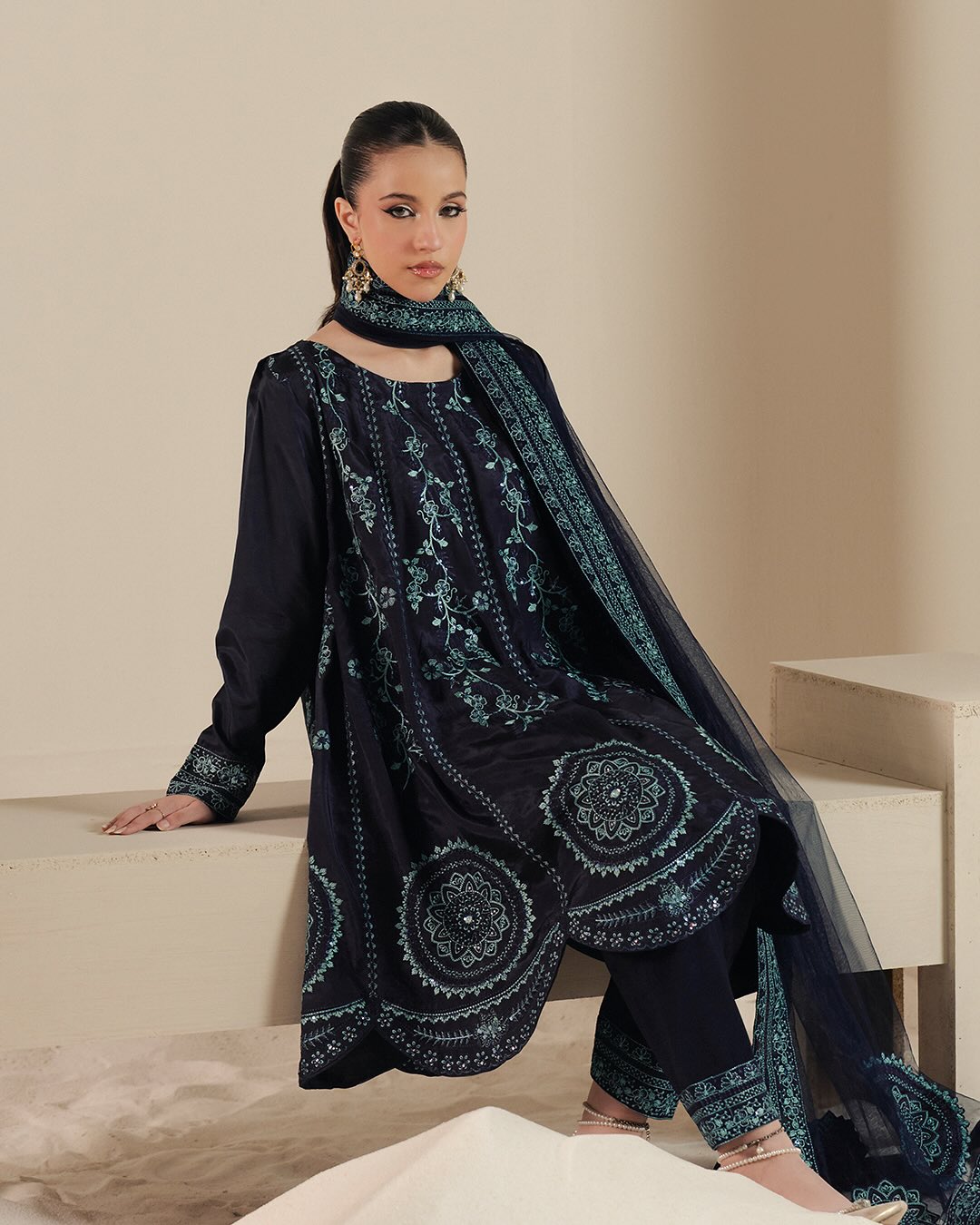 Maryum N Maria - Lyla - Navy Blue